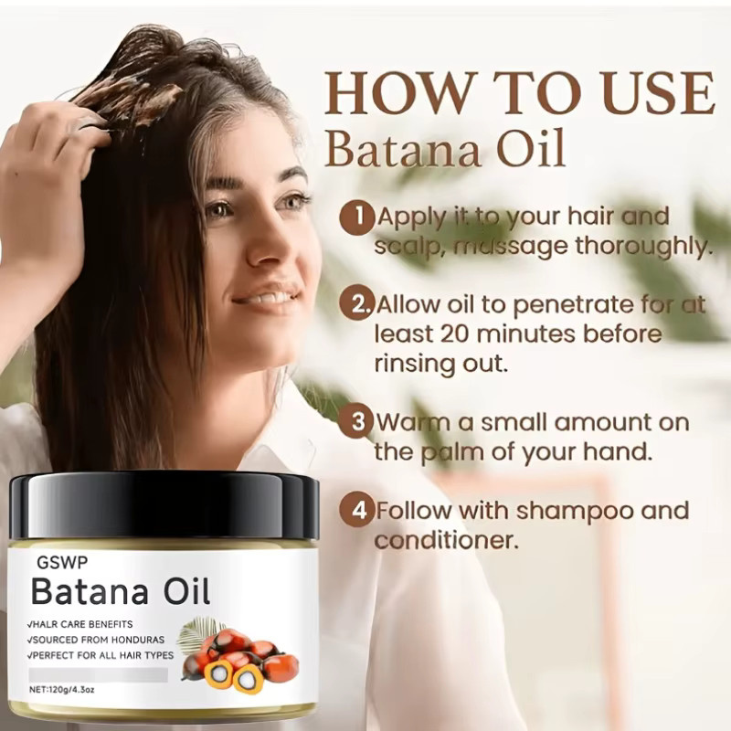 GSWP Batana-Öl Feuchtigkeitsbalsam, Feines Haar, 120/240g - Bild 6