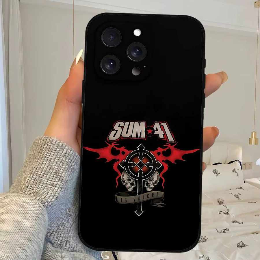 S-Sum Handyhülle Order In Decline für iPhone 11 bis 17 Pro Max in Schwarz aus Silikon - Bild 2