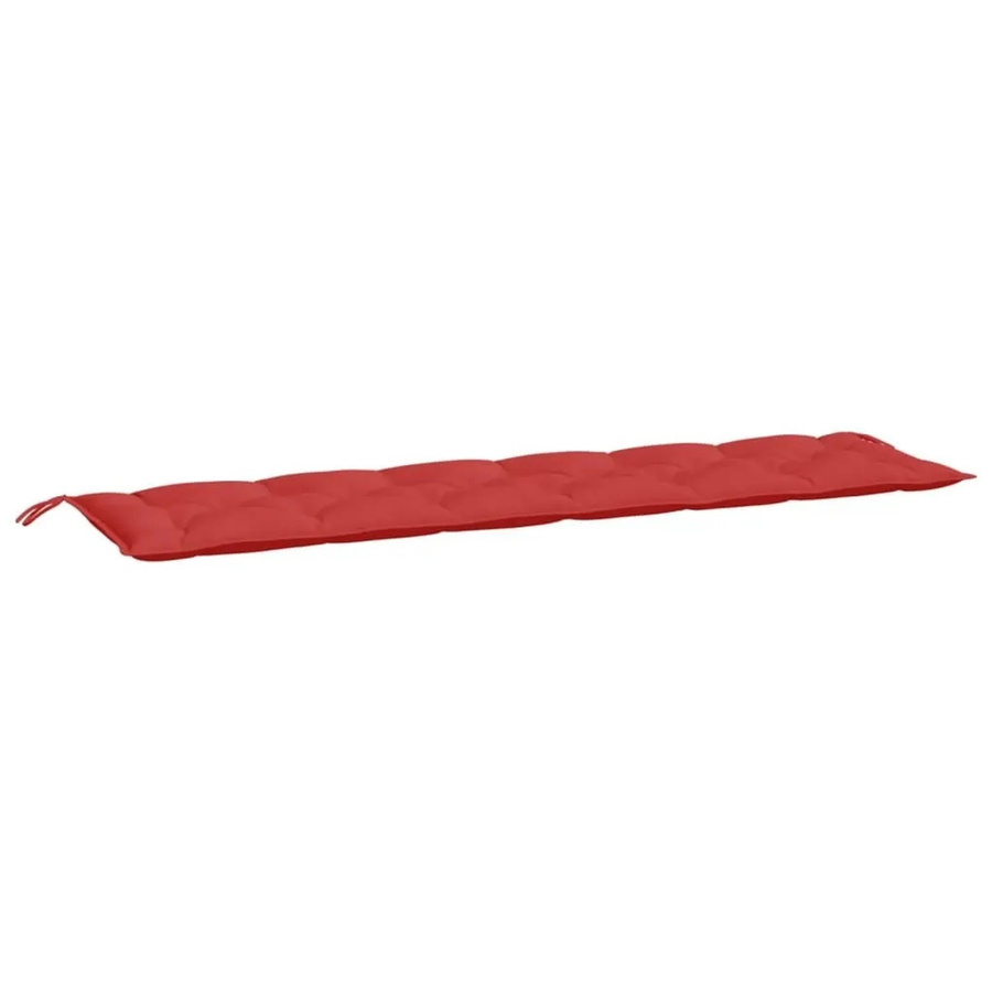 vidaXL Gartenbank-Auflage aus Oxford-Gewebe in Rot, B/T/H: 200 x 50 x 7 cm - Bild 2