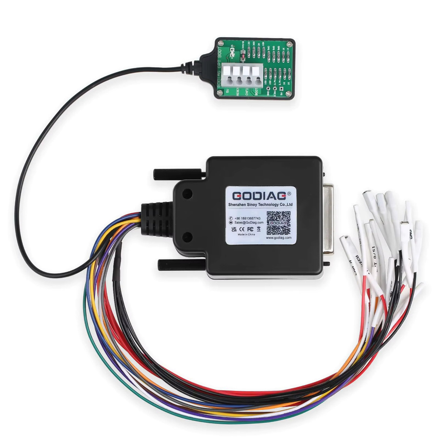 GODIAG ECU GPT Boot OBD2 Diagnoseadapter zum Lesen und Schreiben, kompatibel mit Openport GT100 und J2534 Standard, Schwarz - Bild 3