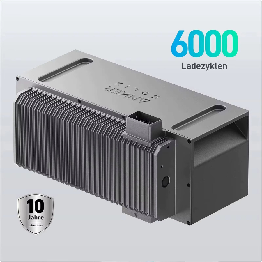 Anker SOLIX BP2700 Erweiterungsbatterie Speicher Akku 2700Wh Battery Pack für Anker Solix Solarbank 3 E2700 Pro in Grau - Bild 4