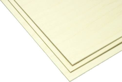 Pichler Modellbau Birken-Sperrholz in Beige, 2 Stück, L: 900 cm, B: 300 cm, H: 0,08 cm - Bild 1