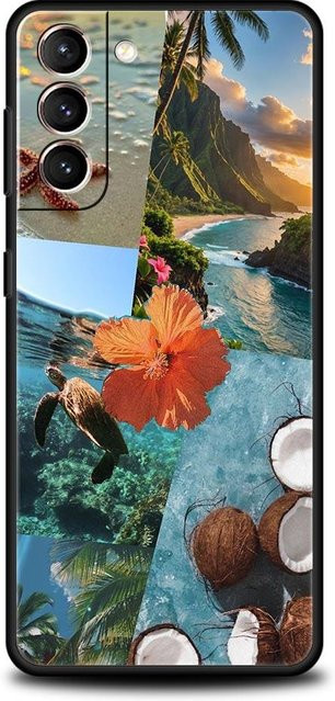 Bunte Blumen Handyhülle aus weichem TPU für Samsung Galaxy S25 Edge S24 S23 S22 S21 Ultra S20 FE 5G S10 S10E S9 Plus Multicolor - Bild 1