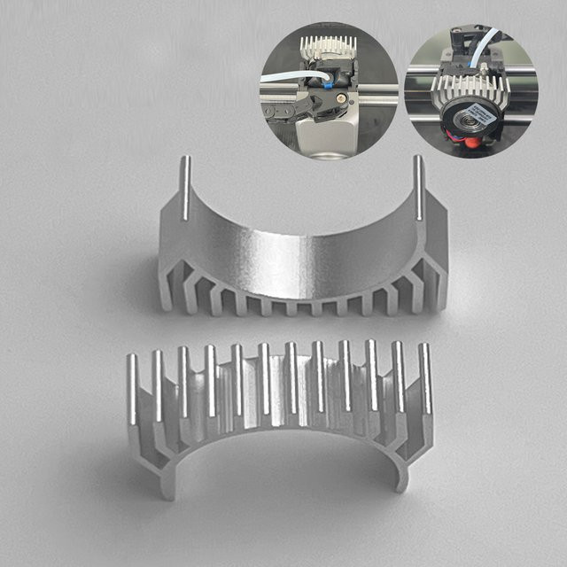 Creality Kühlkörper für Extruder-Motor der K1, K1 Max und K1C 3D-Drucker in Silber - Bild 1