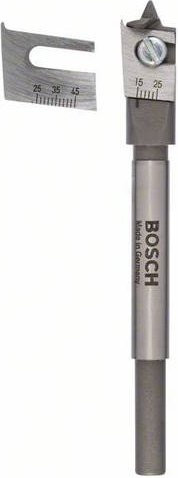 Bosch Holz-Fräsbohrer mit Sechskantschaft in Silber, Durchmesser: 45 mm, Gesamtlänge: 120 mm - Bild 1