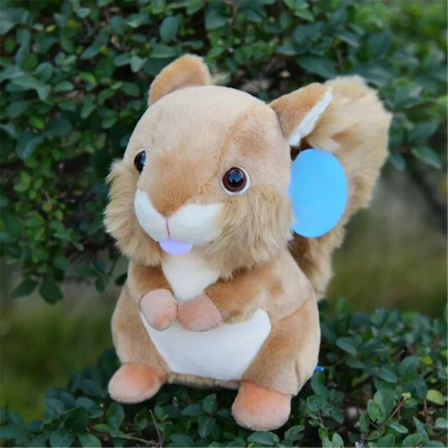 Kidsly Eichhörnchen Plüsch Spielzeug, Grau, 20cm - Bild 1