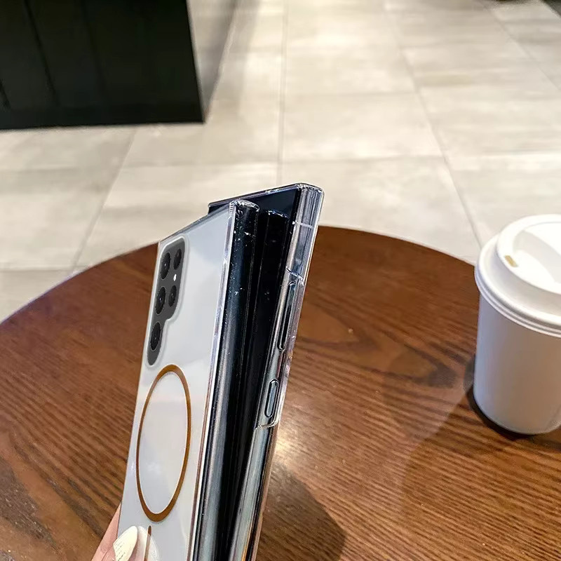 Transparente MagSafe Magnetische Schutzhülle aus Acryl für Samsung Galaxy S25, S24 FE, S24 Plus und S24 Ultra - Bild 3
