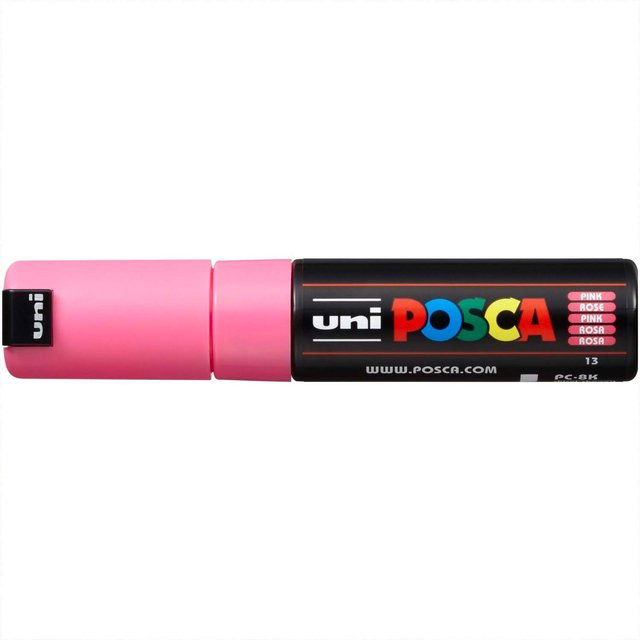 uni POSCA-Marker PC-8K mit 8mm Keilspitze in Pink - Bild 1