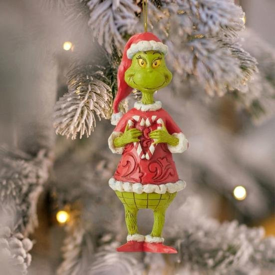 2er-Set KTB Weihnachtsanhänger aus Acryl mit Elf- und Tierfiguren in Grün und Braun - Bild 1