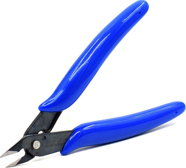 PLATO 170 Filament-Clipper Diagonalzange in Blau für 3D-Drucker und DIY-Elektronik-Projekte - Bild 1
