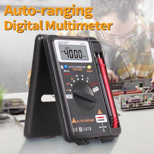 ZOYI VC921 Digitalmultimeter Tragbares Taschen-Minimessgerät Professionelles Elektriker-Reparaturwerkzeug - Bild 1