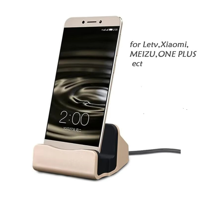NMEGOU USB-C Ladestation und Smartphone Halterung in Schwarz für iPhone und Samsung Modelle - Bild 5