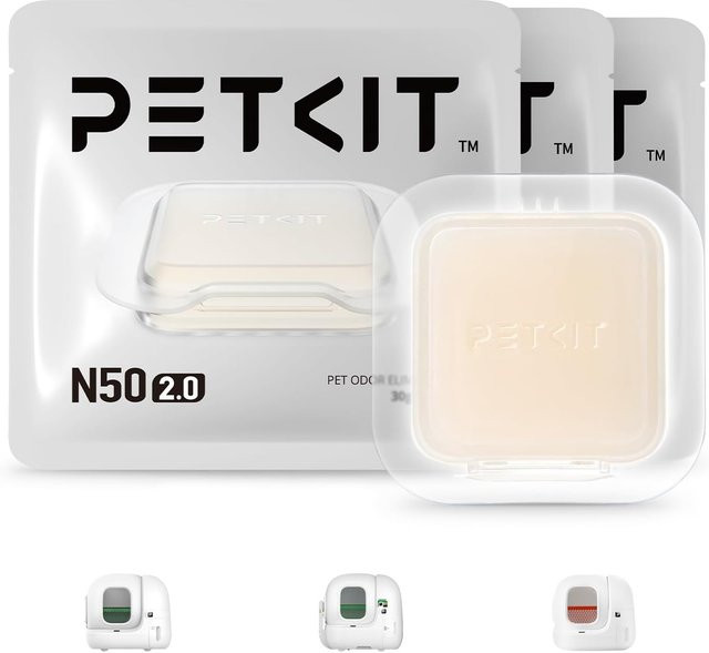 PETKIT N50 Geruchsbeseitiger 2.0 in Weiß für PuraMax und PuraMax 2 Automatische Katzentoiletten - Bild 1