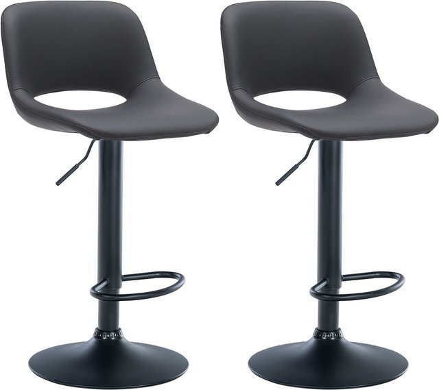 CLP 2er Set Barhocker Camden mit Kunstleder-Bezug in modernem Design - Bild 1
