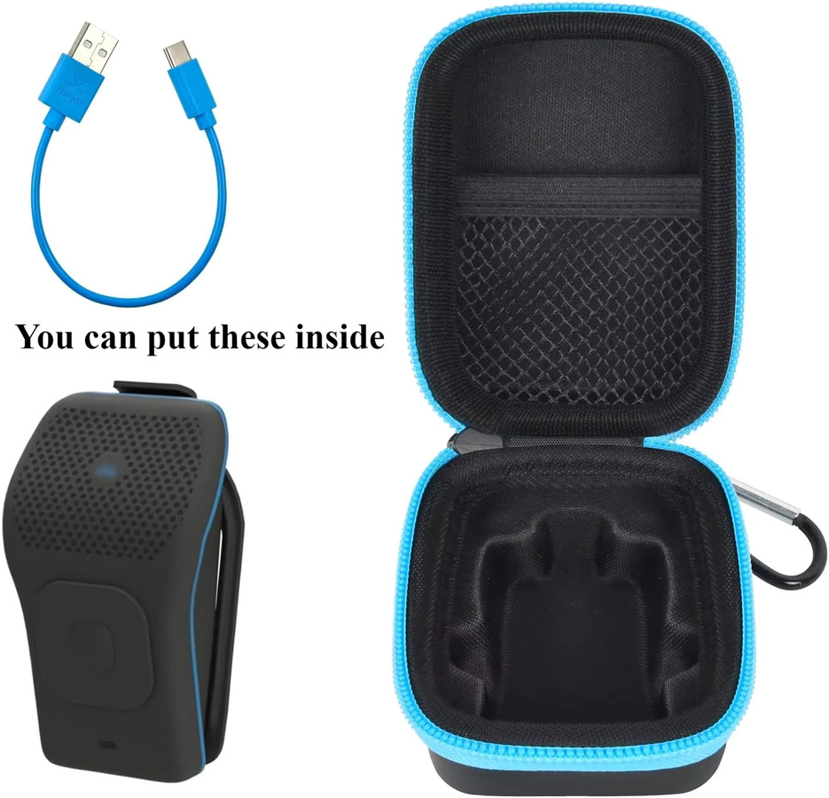 Paiyule Tragetasche für Bluetooth-Clip-Lautsprecher, magnetische Aufsteckhülle für tragbare Mini-Lautsprecher, Farbe: Schwarz - Bild 2