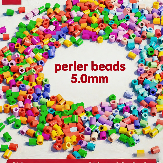 JSXuan Hama Perlen, Nachfüllpack, 36 Farben, 500 Stück/Farbe, Bunt / Mehrfarbig - Bild 1