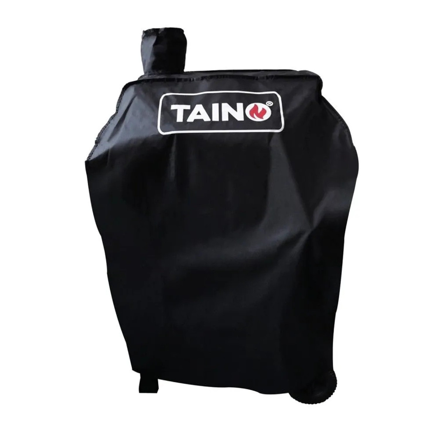 Taino Hero Wetterschutz-Hülle für Grill und Smoker aus Polyester, Schwarz, B/T/H: 95 x 70 x 60 cm - Bild 2