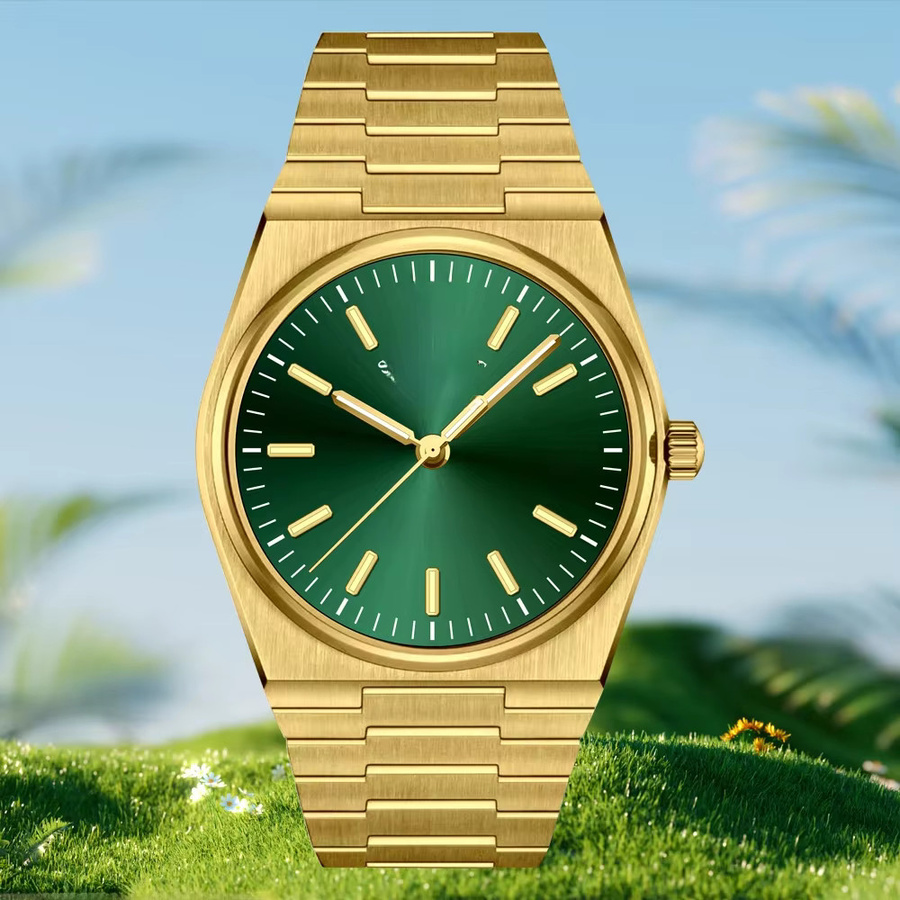 Specht&Sohne Armbanduhr, Quarz, Edelstahl, Gold, 37 mm, Herren - Bild 1