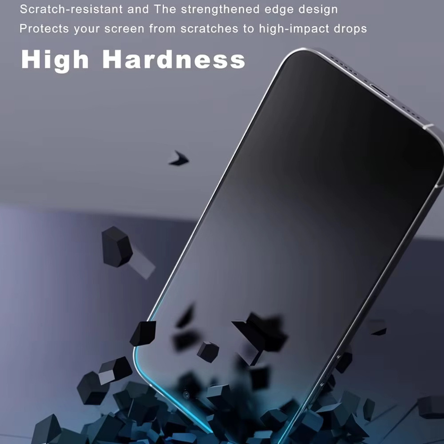 TUNEDEE Mattes Anti-Spy Sichtschutz Displayfolie für iPhone 15 14 13 12 11 Pro Max Plus und SE Modelle - Bild 3