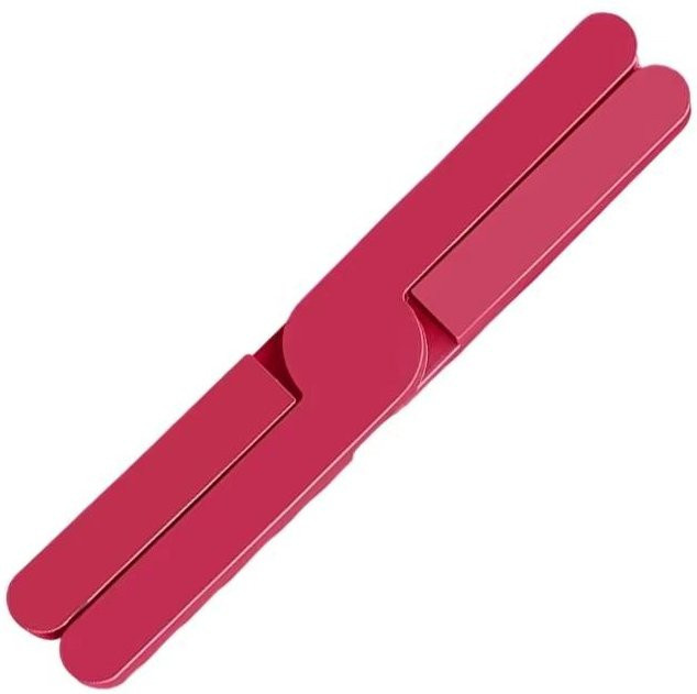 Hitzebeständiger Silikon Untersetzer in X-Form von Binchi Outdoor Product, faltbares und rutschfestes Topf- und Pfannen-Pad in Hellrosa - Bild 1