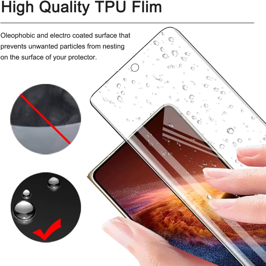 6in1 Hydrogel-Schutzfolien-Set für HONOR Magic V6 PNM-AN, inklusive Innenbildschirm, Außenbildschirm und Kamerafolie, transparent - Bild 4