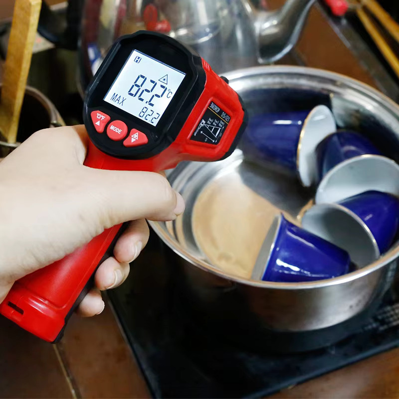 HYTAIS TS600 Infrarot Thermometer, tragbares hochpräzises elektronisches berührungsloses Temperaturmessgerät für industrielle Anwendungen - Bild 2