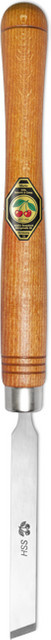 Kirschen HSS-Drechslerbeitel Flachmeißel schräg zweiballig, Breite: 26 mm - Bild 1