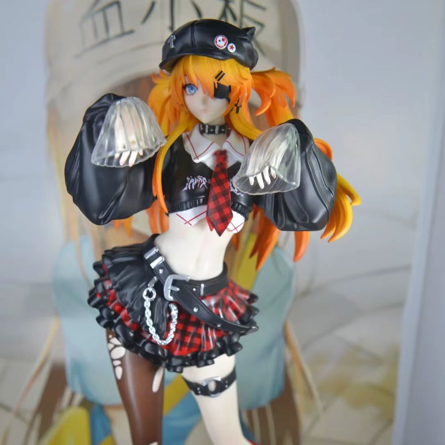 Bandai Rock Band Germinating Elephant Asuka Anime Figur, handgefertigtes Sammlerstück und Modell-Ornament in Multicolor zur Tischdekoration - Bild 2