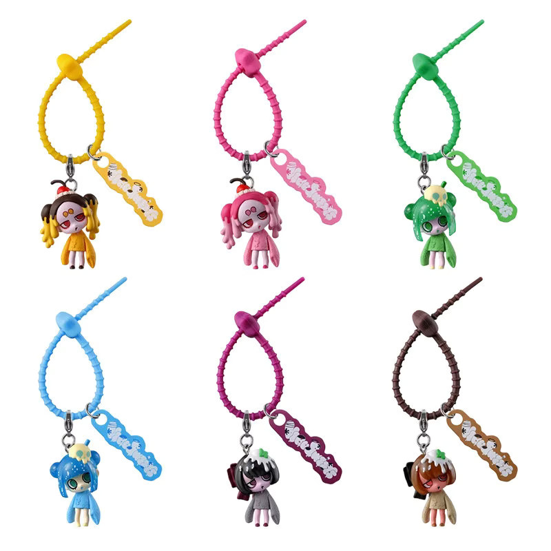 Bandai Virusweets, Puppen-Anhänger, Bunt / Mehrfarbig, Einzelfigur - Bild 2