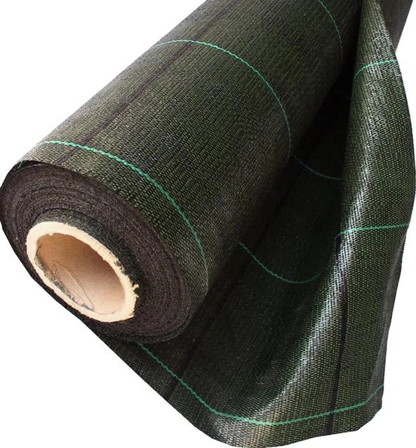 Noor Unkrautblocker aus Polypropylen, Schwarz-grün, B: 100 cm, L: 100 m - Bild 1