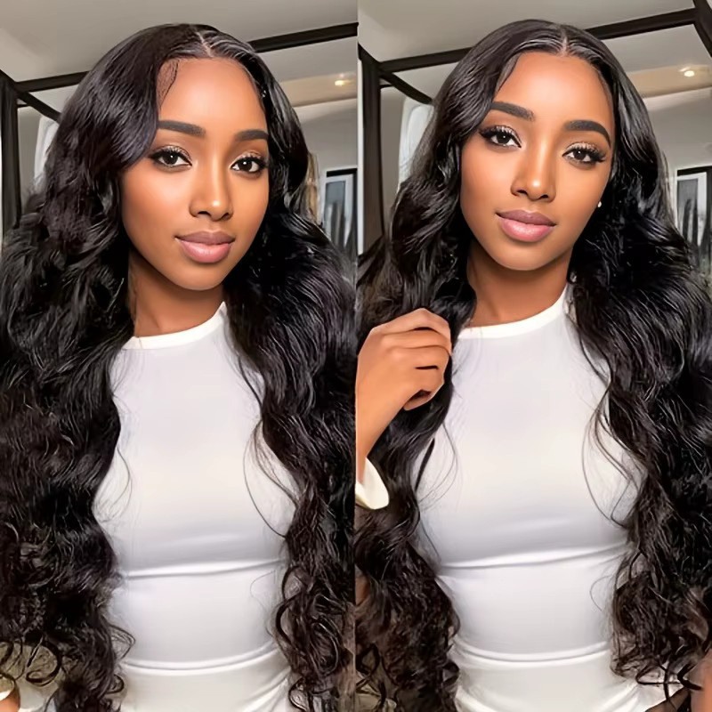 Alitaver Body Wave Lace Front Echthaarperücke, Damen - Bild 2