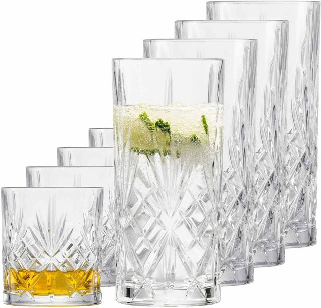 Schott Zwiesel Bargläserset Show Tumbler 8er Set transparent - Bild 1