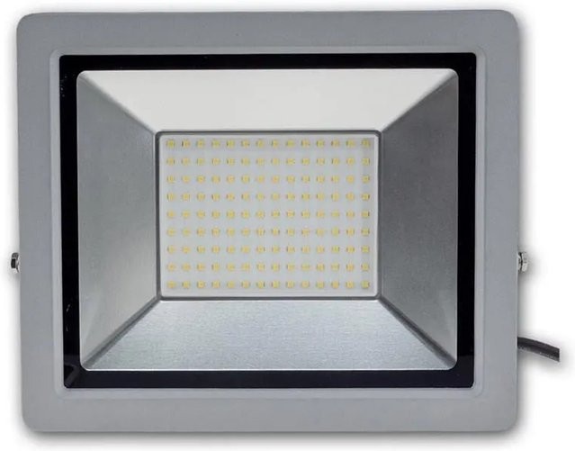 ChiliTec LED Fluter CTF-SLT 99 100W Daylight 9230lm IP44 Grau - Bild 1