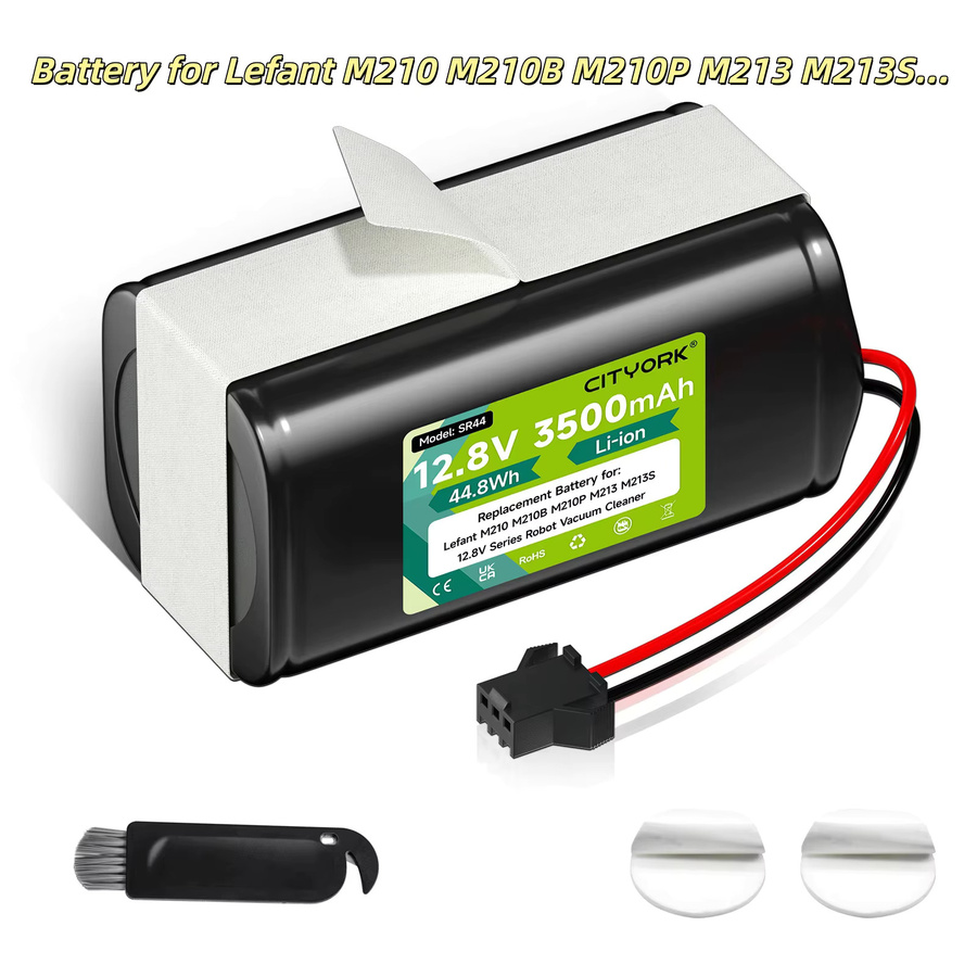 Hochleistungsakku 3500 mAh für Lefant M210 210B 210P M213 M213B sowie OKP Life K2 K1 Serie Roboter-Staubsauger in Schwarz - Bild 5