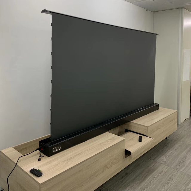 Mivision Motorisierte Elektrische Leinwand 100 Zoll 16:9 Ambient Light Rejecting Screen für UHD 8K Laser TV Heimkino Projektoren - Bild 1