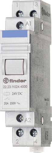 Finder Industrierelais 22.23.9.048.4000 mit 20A Schaltstrom, 1 Öffner und 1 Schließer, Weiß - Bild 1