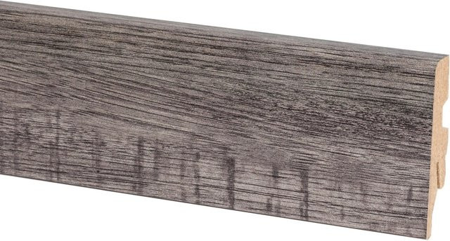 OBI Sockelleiste Eiche mit Kabelkanal und Clips, H x B x T: 60 x 20 x 2600 mm - Bild 1