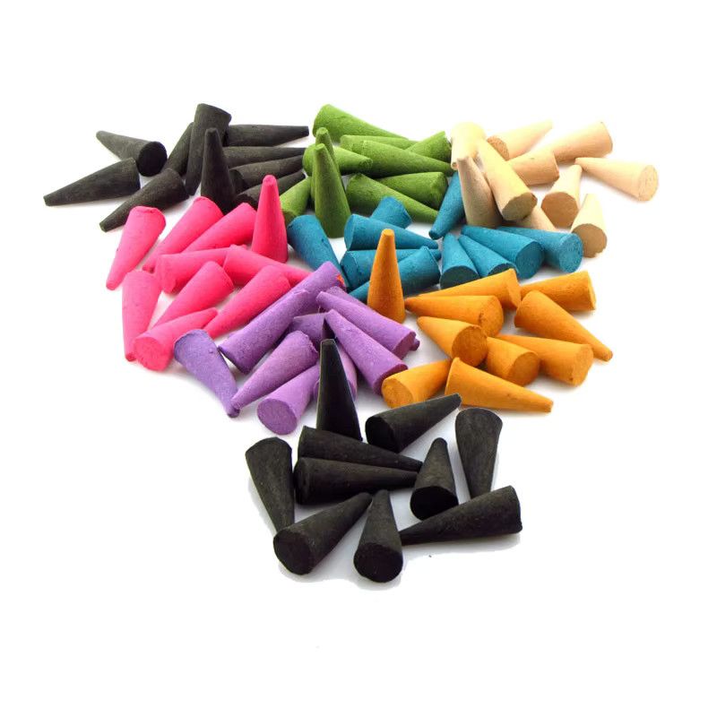 YXYMCF Räucherkegel Set in Multicolor mit Sandelholz, Jasmin, Lavendel und Gewürzen zur Aromatherapie - Bild 3