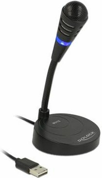 DeLOCK Schwanenhals USB-Mikrofon in Schwarz - Bild 2