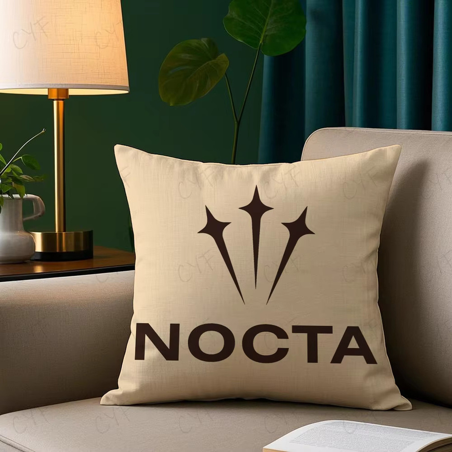 Nocta Fashion Luxus Kissenbezug aus Plüsch in Beige mit Sternen-Design, Breite: 40 cm, Breite: 40 cm - Bild 2