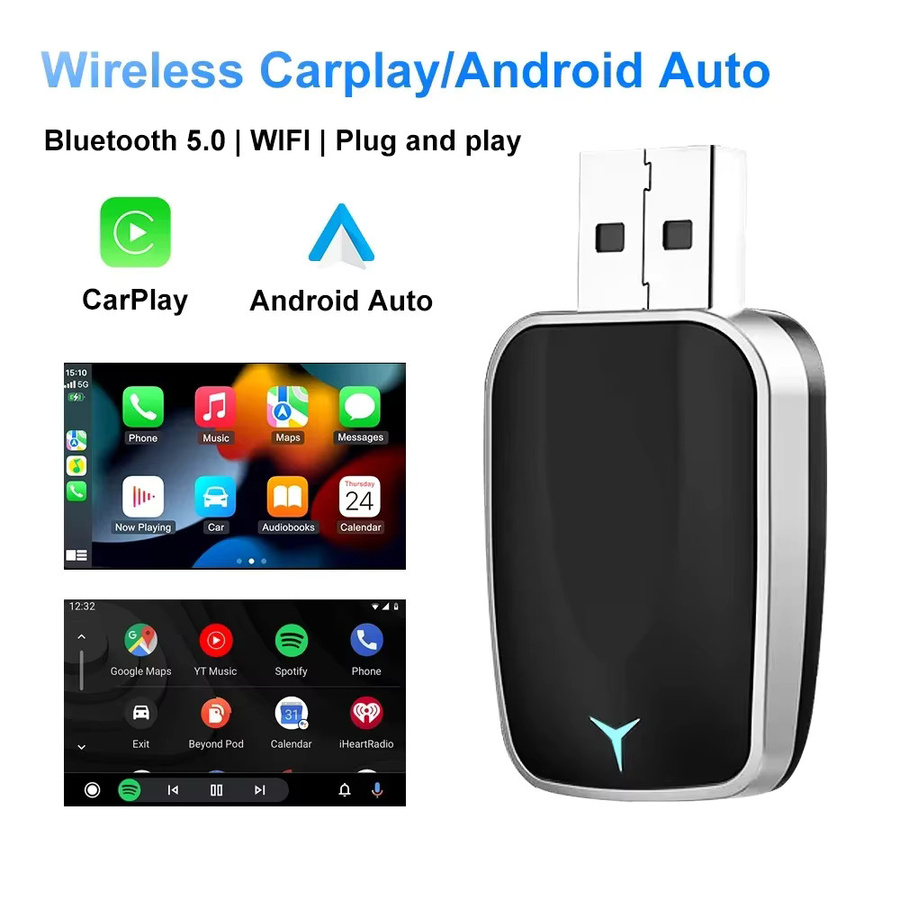 FLIXIVI Wireless CarPlay und Android Auto Adapter Schwarz – Plug-and-Play Schnellverbindung von kabelgebunden zu kabellos für Nissan - Bild 2