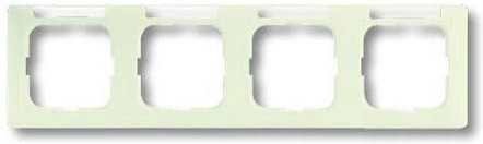Busch-Jaeger 4fach Rahmen Duro 2000 SI Linear in Creme-Weiß und Perlweiß - Bild 1