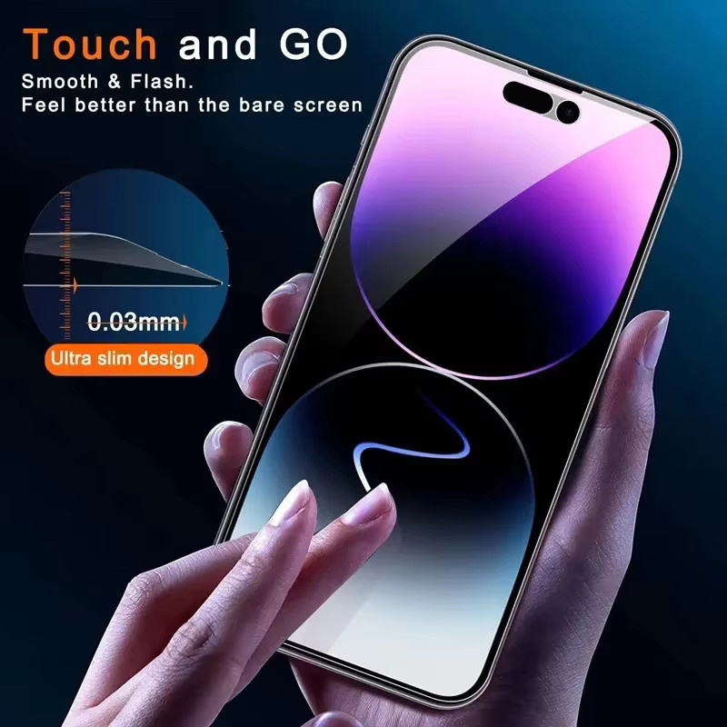 2 Stück Anti-Spion Sichtschutz Panzerglas für Apple iPhone Modelle (iPhone 15, 14, 13, 12, 11, X, XS Max, XR, 8, 7, SE) - Bild 6