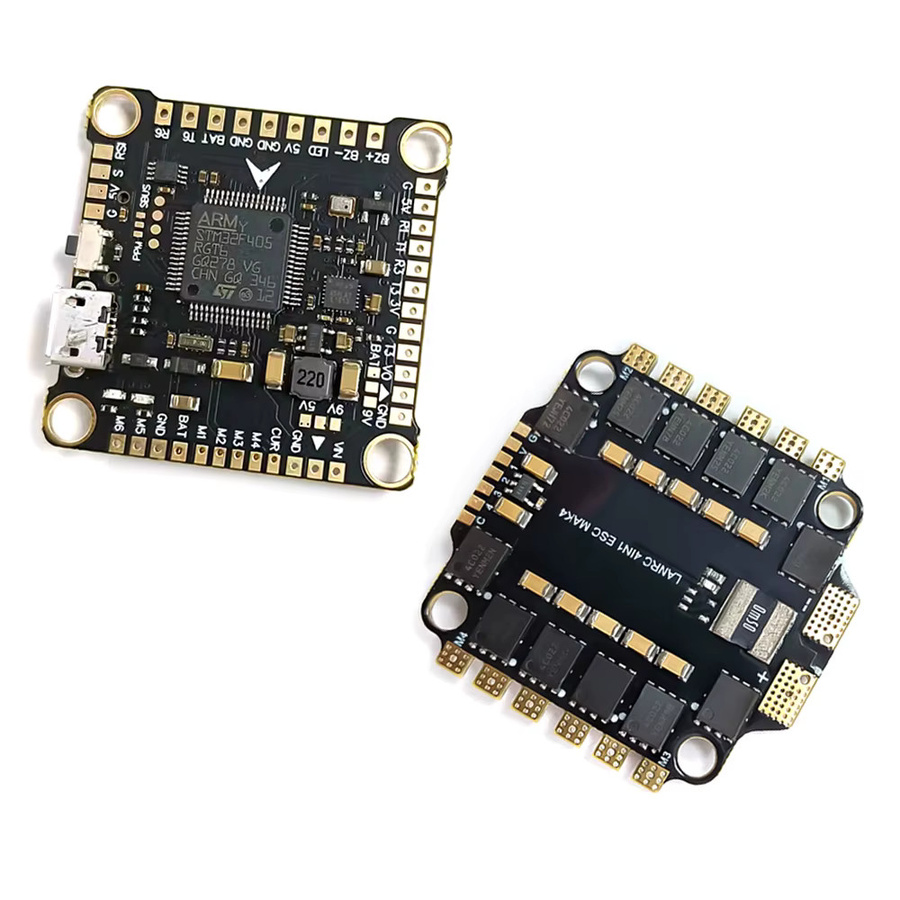 QX-MOTOR F4 V3S PLUS FC Flugcontroller-Board mit 45A 60A 4-in-1 Brushless ESC Stack/Power für RC 210 230 250MM RC Drohne Quadcopter - Bild 2