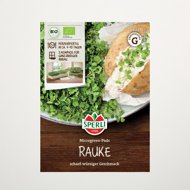 Sperli Saatscheiben Rauke Keimsprossen und Microgreens BIO - Bild 1