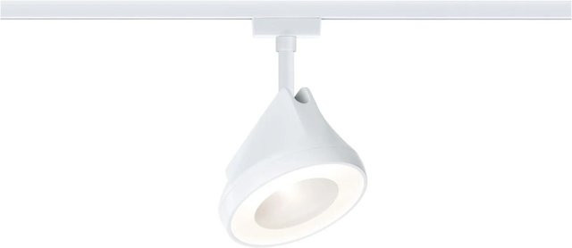 Paulmann Arena LED-Schienenspot URail für Hochvolt-Schienensysteme, Signalweiß, Ø 12,3 cm, dimmbar, Warmweiß - Bild 1