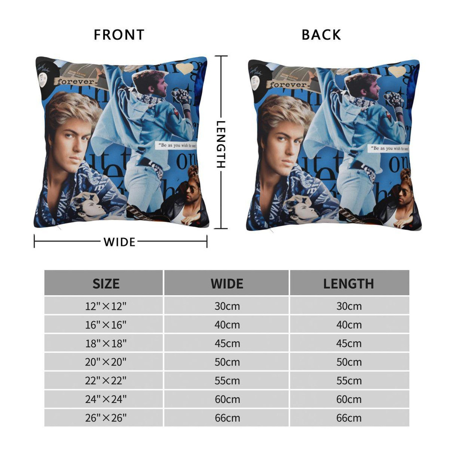 JMG Clothing Kissenbezug George Michael Design, quadratisch, B/B: 50 x 50 cm - Bild 3