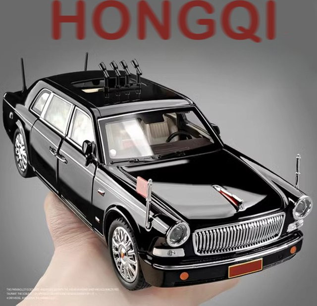 HONGQI L5 E-HS9 Modell Spielzeugauto, 1:24, mit Sound und Licht, Pull Back - Bild 1