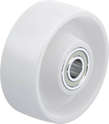Blickle Kunststoff-Rad PO 127/20K in Weiß mit einem Durchmesser von 125 mm und einer Tragfähigkeit von maximal 400 kg - Bild 1
