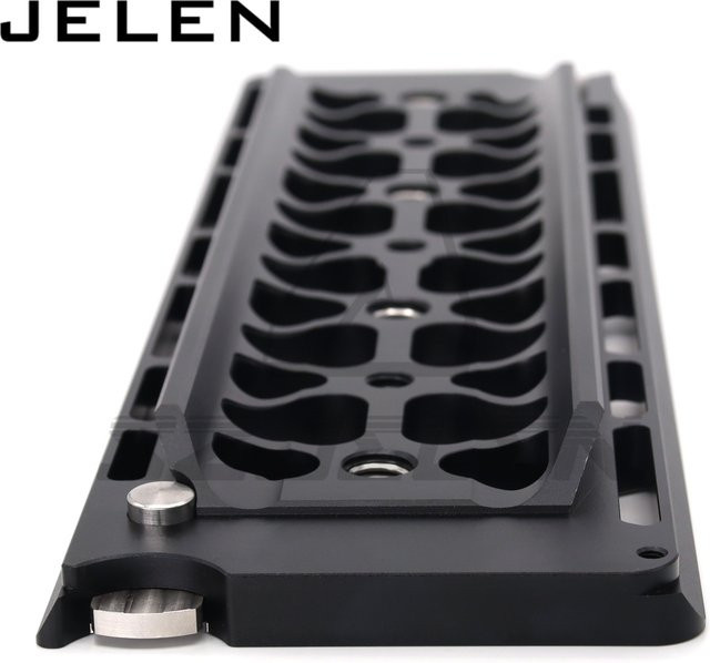 SZJELEN Untere Schwalbenschwanzplatte für Kamera ARRI Standard, Schwarz, 300 mm - Bild 1